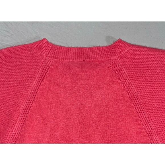 Express Super Soft Short Sleeve Crew Neck Knit Sweater. Pink, Women's XL NWT $68 - Picture 6 of 6